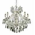 Lighting Business 2801D26C-RC 26 W x 26 H in. Maria Theresa Collection Hanging Fixture - Royal Cut, Chrome Finish LI1527062